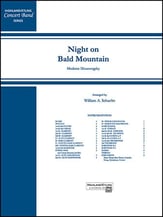 Night on Bald Mountain Concert Band sheet music cover